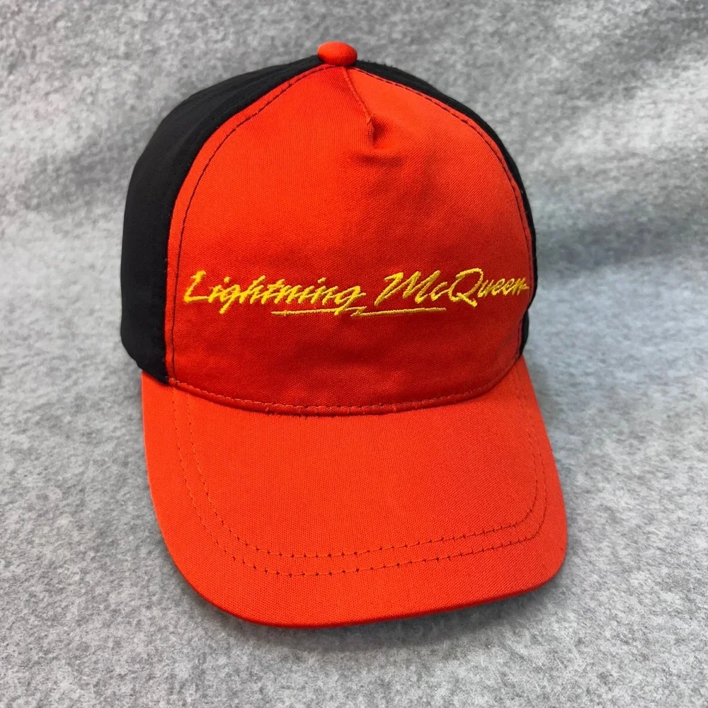 Lightning McQueen Kids Red Disney Pixar Baseball Cap Snapback Hat OSFM 2124